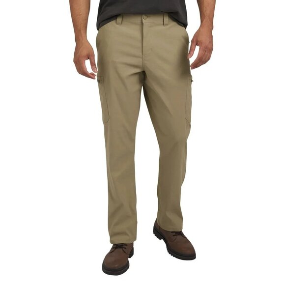 Wrangler Men’s Cargo Tech Pants Tan, Size 38x29 (New) - Picture 1 of 16